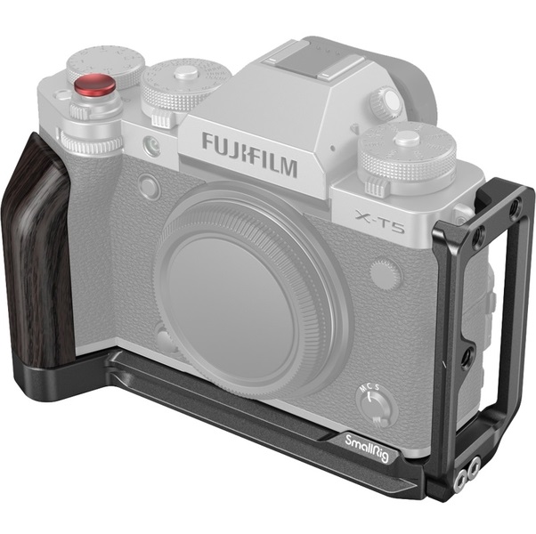 FUJIFILM X-T5 - SmallRig 4137 L-bracket, uchwyt z płytką L-bracket, zdjęcia w pionie i poziomie, do aparatu FUJIFILM X-T5