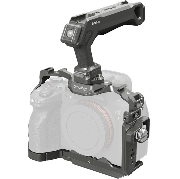 SmallRig 4538 HawkLock Quick Release Cage Kit, klatka + zacisk HDMI + górny uchwyt HawkLock do SONY Alpha A7R V, A7 IV, A7S III