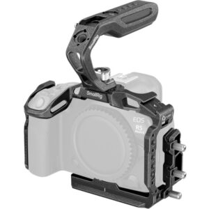 CANON EOS R5 Mark II - SmallRig 4976 Black Mamba Cage, klatka + zacisk kabla USB-C i HDMI + górny uchwyt HawkLock