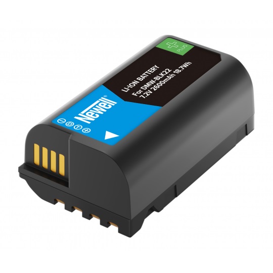 NEWELL PLUS DMW-BLK22 2600 mAh akumulator do PANASONIC S5, GH5, G9, GH5S, GH6, S9, G9 MK II