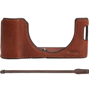 FUJIFILM X100VI - SmallRig 4699 Half Case Kit skórzane półetui, etui brązowe