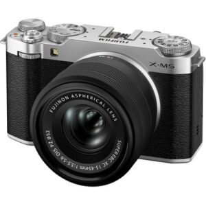 FUJIFILM X-M5 srebrny + XC 15-45mm F3.5-5.6 OIS PZ