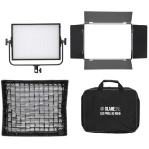 GlareOne LED Panel 80 RGB D lampa LED w zestawie