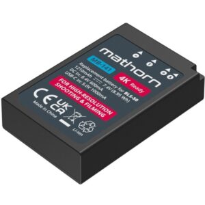 MATHORN MB-141 USB-C akumulator 1210mAh ładowanie przez USB-C, zamiennik OM SYSTEM OLYMPUS BLS-50, GWARANCJA 3 LATA