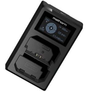 MATHORN MBC-D220 USB-C Ładowarka dwukanałowa z wyświetlaczem LED do SONY NP-FZ100 GWARANCJA 3 LATA