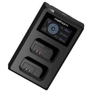 MATHORN MBC-D120 USB-C Ładowarka dwukanałowa z wyświetlaczem LED do SONY NP-FW50 GWARANCJA 3 LATA