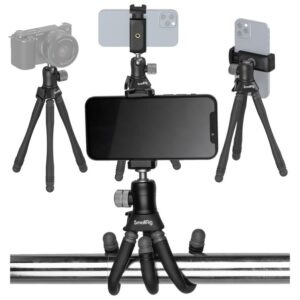 SmallRig 3446 BeautyPod 1.5K Flexible Mini Tripod BT-15 statyw do małych aparatów z uchwytem do smartfonów.