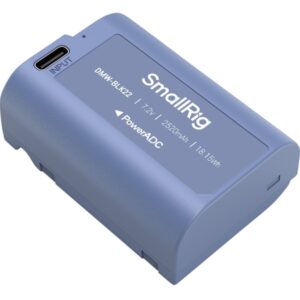 SmallRig 4906 USB-C DMW-BLK22 niebieski akumulator z ładowaniem USB-C + kabel, do aparatów PANASONIC