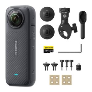 Insta360 X4 Motorcycle Bundle, zestaw motocyklowy: uchwyty + 128GB
