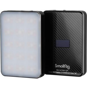 SmallRig 3290 RM75 pełnospektralna Lampa wideo LED RGBWW z wbudowaną baterią, sterowanie aplikacją