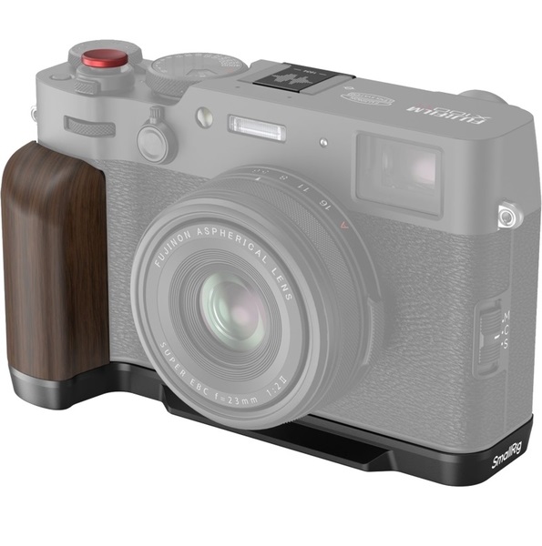FUJIFILM X100V, X100VI - SmallRig 4805 Wooden L-Shape czarny Grip, DREWNIANY uchwyt