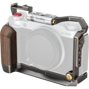 FUJIFILM X-M5 - SmallRig 4892 klatka retro. Drewno i metal