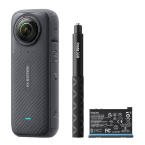 Insta360 X4 Action Bundle, zestaw z 2xAKU, kijek selfie, osłona