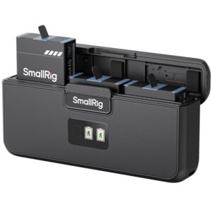 SmallRig 4565 zestaw 3szt. akumulatorów/baterii 1720mAh + etui ŁADUJĄCEGO 27W na 3 aku, do kamer GoPro HERO 9, 10, 11, 12