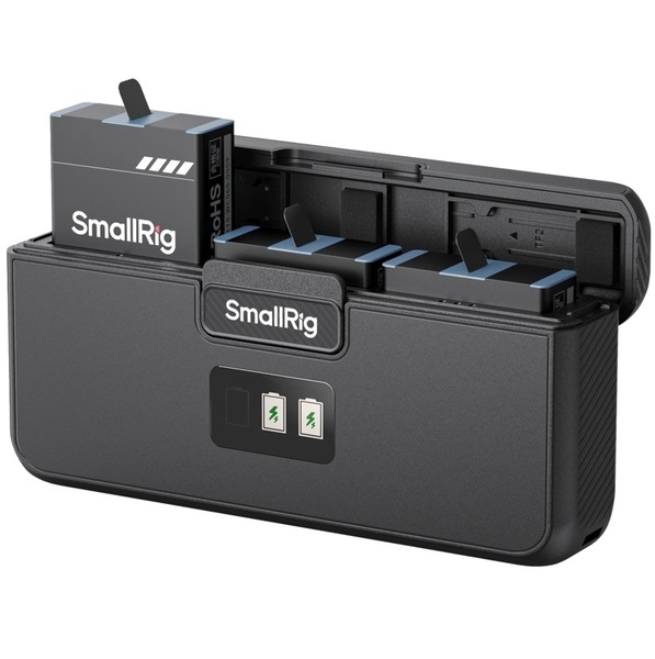 SmallRig 4565 zestaw 3szt. akumulatorów/baterii 1720mAh + etui ŁADUJĄCEGO 27W na 3 aku, do kamer GoPro HERO 9, 10, 11, 12