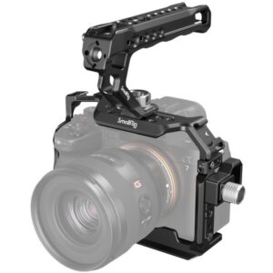 SmallRig 3668C Basic KIT klatka z uchwytem do SONY A7 IV, A7S III, A7R V, A7 V + mikrofibra + Czytnik kart + LAMPKA LED
