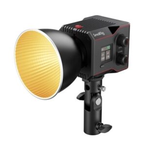 SmallRig 4376 LED Video Light COB RC 60B Bi-Color 2700-6500 60W, z rączką i uchwytem na PB, wbudowany aku