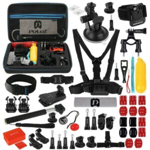 PULUZ PKT09 zestaw 53 akcesoriów do kamer sportowych DJI, GoPro, Insta360