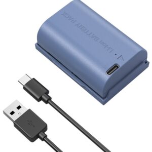 SmallRig 4264 LP-E6NH USB-C niebieski akumulator 2400mAh z ładowaniem przez USB-C + KABEL, do aparatów CANON