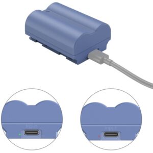 SmallRig 4266 NP-W235 USB-C 2400mAh niebieski akumulator z ładowaniem przez USB-C + KABEL, do aparatów FUJIFILM X-T4, X-T5, X-H2, X-H2S, X-S20, GFX-100S, GFX50S
