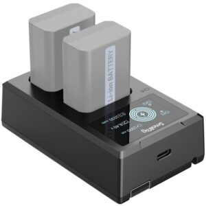 SmallRig 4081 Ładowarka zewnętrzna LCD na 2 aku NP-FW50 do aparatów SONY