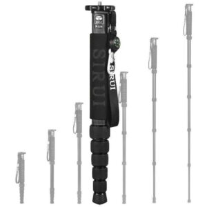SIRUI P-326 MONOPOD, 39-156cm, do 10kg, karbonowy, 6 sekcji, gwarancja 6 lat.