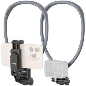 SmallRig 5128 Szybkozłączka do mocowania na szyi do kamer sportowych + uchwyt na smartfon, telefon