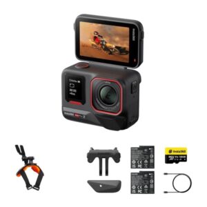 Insta360 ACE PRO 2 Motorcycle Bundle, zestaw na motocykl, Karta 128GB, 3 mocowania, 2szt AKU