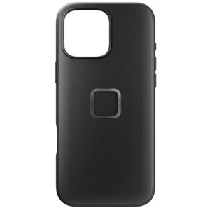 PEAK DESIGN MOBILE EVERYDAY CASE CLARINO - czarny GŁADKI, etui do telefonu iPhone 16 PRO