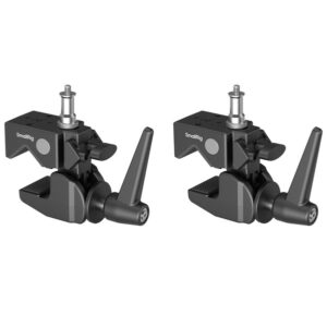 SmallRig 5318 Zestaw 2 zacisków w kształcie kraba z trzpieniami 1/4"-20 i 3/8"-16, a także otwory gwintowane 1/4"-20 i M5
