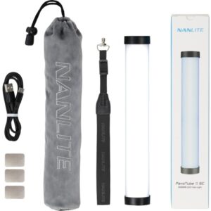 NANLITE PAVOTUBE II 6C 1-KIT, lampa LED RGBWW, miecz świetlny, wbudowany akumulator