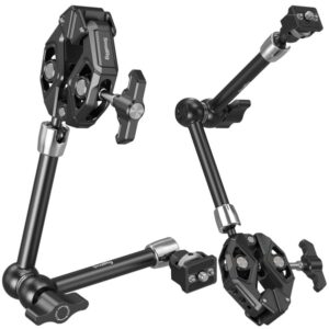 SmallRig 5312 magiczne ramię z zaciskiem w kształcie kraba na jednym końcu, a na drugim końcu śruba 1/4"-20 i chowane sworznie