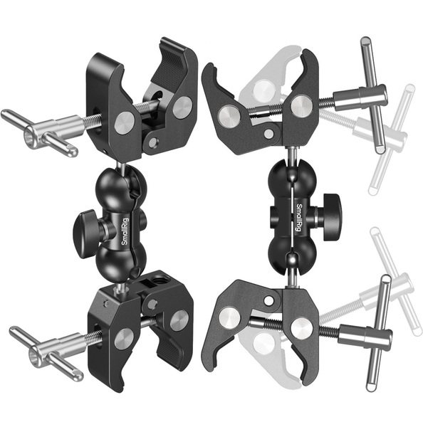 SmallRig 5331 Podwóny zacisk w kształcie kraba, Zakres mocowania 15–40mm