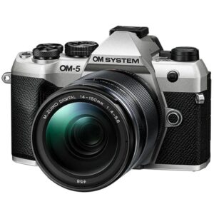 OLYMPUS OM SYSTEM OM-5 Mark II srebrny + 14-150mm F4.0-5,6 II