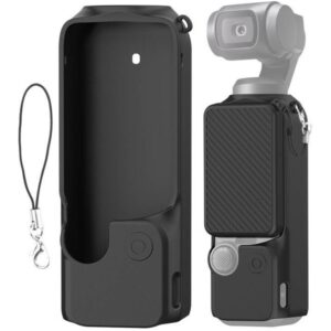PULUZ PU998B Obudowa silikonowa z paskiem do kamery DJI OSMO Pocket 3