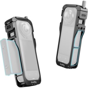 Insta360 X5 - SmallRig 5195 wielofunkcyjna klatka, metalowa rama do kamery Insta360 X5