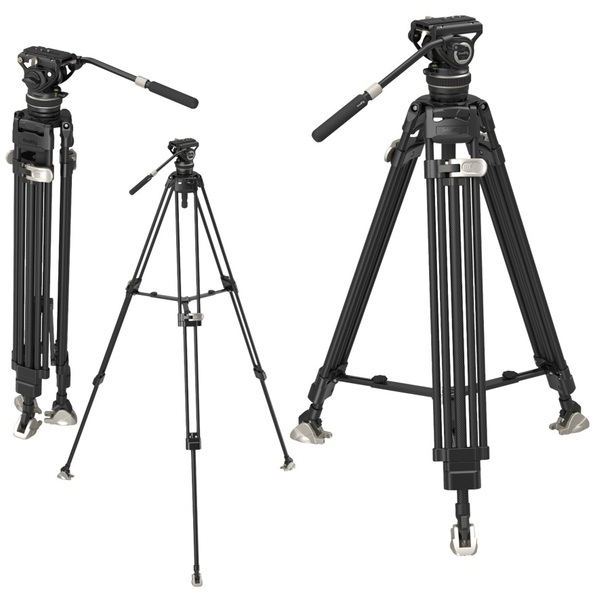 SMALLRIG 3989 Heavy-Duty Carbon Fiber Video Tripod Kit FreeBlazer AD-100, statyw karbonowy z głowicą