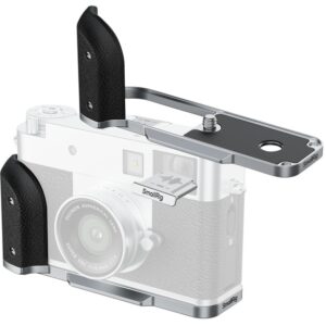 FUJIFILM X HALF X-HF1 - SmallRig 5216 L-Shaped, srebrna Płytka montażowa w kształcie litery L z uchwytem do FUJIFILM X HALF X-HF1