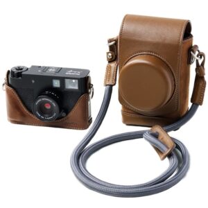 FUJIFILM X HALF X-HF1 - SmallRig 5218 brązowe skórzane etui do FUJIFILM X HALF X-HF1