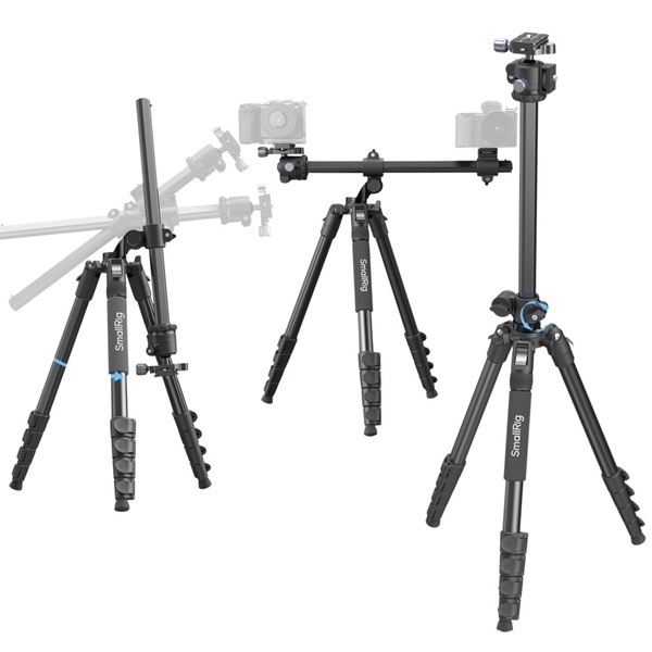 SMALLRIG 5290 Professional Overhead Camera Tripod CT25, statyw z głowicą i kolumną, wys. do 164cm