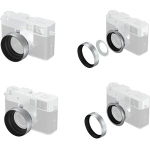 FUJIFILM X HALF X-HF1 - SmallRig 5393 srebrna osłona przeciwsłoneczna obiektywu/adapter filtrów do FUJIFILM X HALF X-HF1