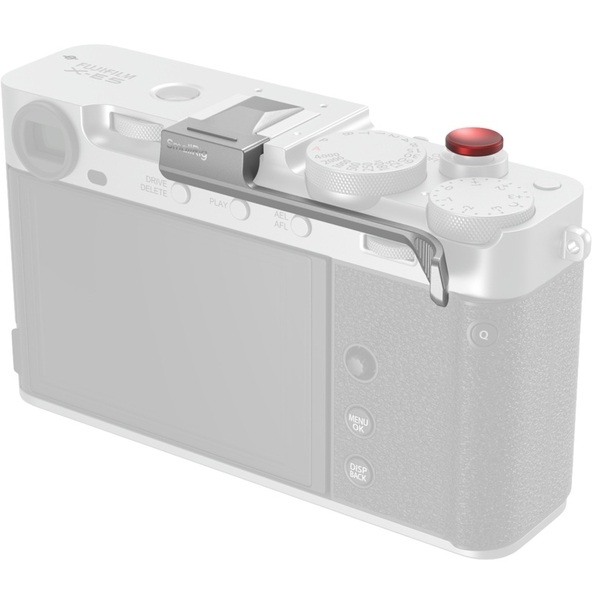 FUJIFILM X-E5 - SmallRig 5451 Thumb Grip srebrny, uchwyt na kciuk do FUJIFILM X-E5