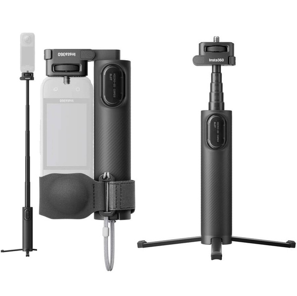 Insta360 Statyw, uchwyt selfie 2w1 do kamer sportowych 16,5-59cm