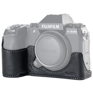FUJIFILM X-S20 - SmallRig 4232 czarne skórzane etui do FUJIFILM X-S20