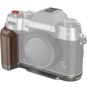FUJIFILM X-T50 - SmallRig 4736 L-Shape grafitowy grip z drewnianych uchwytem do FUJIFILM X-T50