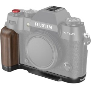 FUJIFILM X-T50 - SmallRig 4784 L-Shape czarny grip z drewnianych uchwytem do FUJIFILM X-T50