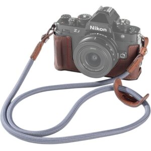 NIKON z f- SmallRig 5096 brązowe, skórzane etui z pasem do NIKON Zf