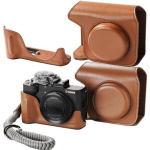 CANON V1 - SmallRig 5385 brązowe skórzane etui do Canon PowerShot V1