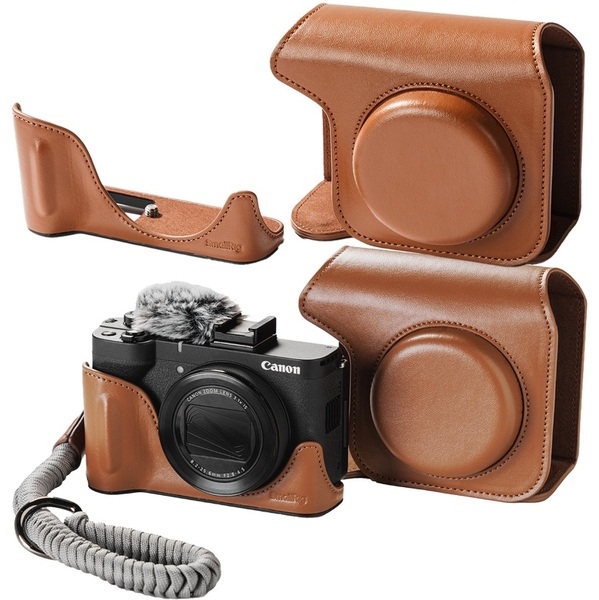 CANON V1 - SmallRig 5385 brązowe skórzane etui do Canon PowerShot V1
