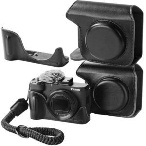 CANON V1 - SmallRig 5386 czarne skórzane etui do Canon PowerShot V1